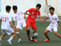 [ẢNH] Những khoảnh khắc ấn tượng chiều 23-10 giải bóng đá học sinh THPT Hà Nội