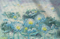 [Ảnh] Những bức tranh sen mang lại nguồn năng lượng mạnh mẽ