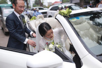 MC Phí Linh rạng rỡ hạnh phúc trong ngày cưới