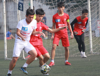 [ẢNH] Cầu thủ Xuân Mai giải mã thành công 