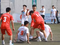 [ẢNH] Cầu thủ Xuân Mai giải mã thành công 