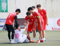 [ẢNH] Cầu thủ Xuân Mai giải mã thành công 