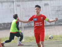 [ẢNH] Á quân THPT Phùng Khắc Khoan vất vả lấy vé tứ kết