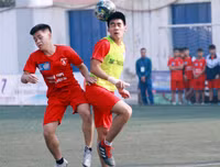 [ẢNH] Á quân THPT Phùng Khắc Khoan vất vả lấy vé tứ kết