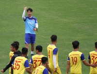 [ẢNH] 10 trợ lý giúp việc cho HLV Park trong buổi tập của U23 Việt Nam