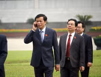 Những hình ảnh từ nghị trường Quốc hội trong ngày khai mạc kỳ họp thứ 5