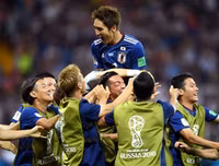 [ẢNH] Khúc ca bi tráng của người Nhật trong trận đấu để đời ở World Cup