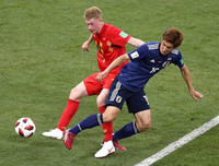 [ẢNH] Khúc ca bi tráng của người Nhật trong trận đấu để đời ở World Cup