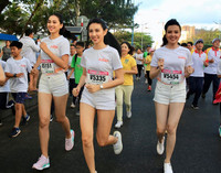 [ẢNH] Dàn Hoa hậu và người đẹp gây sốt ở giải Việt dã toàn quốc 2019