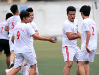 [ẢNH] Những khoảnh khắc ấn tượng ngày thi đấu 22-10 giải bóng đá học sinh THPT Hà Nội