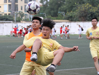 [ẢNH] Thắng luân lưu kịch tính, THPT Hoài Đức A tiến vào tứ kết