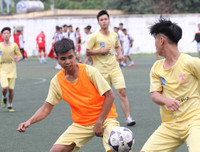 [ẢNH] Thắng luân lưu kịch tính, THPT Hoài Đức A tiến vào tứ kết