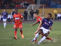 [ẢNH] Quang Hải mờ nhạt, Hà Nội FC vẫn giành trọn 3 điểm trước Hải Phòng