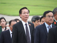 Những hình ảnh từ nghị trường Quốc hội trong ngày khai mạc kỳ họp thứ 5