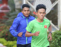 [ẢNH] Xuyên giá lạnh, luyện tập từ tờ mờ sáng để chinh phục Việt dã toàn quốc