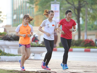 [ẢNH] Xuyên giá lạnh, luyện tập từ tờ mờ sáng để chinh phục Việt dã toàn quốc