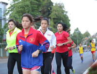 [ẢNH] Xuyên giá lạnh, luyện tập từ tờ mờ sáng để chinh phục Việt dã toàn quốc