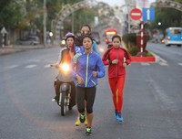 [ẢNH] Xuyên giá lạnh, luyện tập từ tờ mờ sáng để chinh phục Việt dã toàn quốc