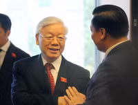 Những hình ảnh từ nghị trường Quốc hội trong ngày khai mạc kỳ họp thứ 5