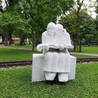 [Ảnh] Các bức tượng công viên Thống Nhất 