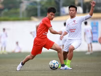 [ẢNH] Những khoảnh khắc ấn tượng ngày thi đấu 22-10 giải bóng đá học sinh THPT Hà Nội