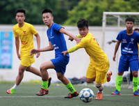 [ẢNH] Những khoảnh khắc ấn tượng ngày thi đấu 22-10 giải bóng đá học sinh THPT Hà Nội