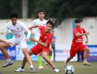 [ẢNH] Những khoảnh khắc ấn tượng ngày thi đấu 22-10 giải bóng đá học sinh THPT Hà Nội