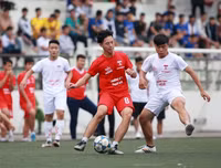 [ẢNH] Những khoảnh khắc ấn tượng ngày thi đấu 22-10 giải bóng đá học sinh THPT Hà Nội