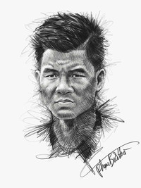 Chân dung thần tượng U23 Việt Nam qua những bức họa tuyệt đẹp