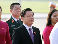 [ẢNH] Những hình ảnh đầu tiên từ nghị trường Quốc hội trong ngày khai mạc kỳ họp thứ 6