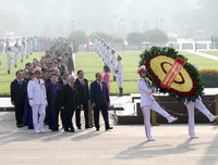 [ẢNH] Những hình ảnh đầu tiên từ nghị trường Quốc hội trong ngày khai mạc kỳ họp thứ 6