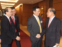 [ẢNH] Những hình ảnh đầu tiên từ nghị trường Quốc hội trong ngày khai mạc kỳ họp thứ 6