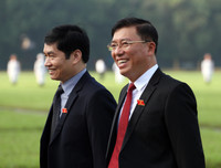 [ẢNH] Những hình ảnh đầu tiên từ nghị trường Quốc hội trong ngày khai mạc kỳ họp thứ 6