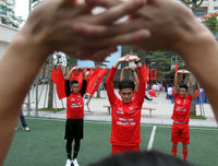 Lễ xuất quân đậm màu sắc của đương kim vô địch THPT Trần Quốc Tuấn