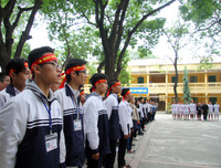 Thầy trò trường Nguyễn Thị Minh Khai tưng bừng xuất quân