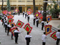 Thầy trò trường Nguyễn Thị Minh Khai tưng bừng xuất quân