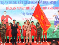 Lễ xuất quân đậm màu sắc của đương kim vô địch THPT Trần Quốc Tuấn