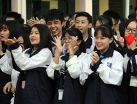 Thầy trò trường Nguyễn Thị Minh Khai tưng bừng xuất quân