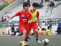 [ẢNH] Cởi nút thắt ghi bàn, ĐKVĐ Trương Định thắng tưng bừng 4-0