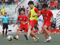 [ẢNH] Cởi nút thắt ghi bàn, ĐKVĐ Trương Định thắng tưng bừng 4-0