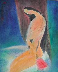 Tranh thiếu nữ khỏa thân của Đặng Mậu Tựu