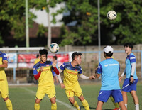 [ẢNH] ĐT Việt Nam sảng khoái tập dưới nắng Bali, chờ lấy 3 điểm từ Indonesia