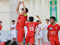 [ẢNH] 7 phút đau tim trận THPT Xuân Mai thắng sít sao THPT Marie Curie