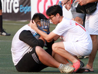 [ẢNH] 7 phút đau tim trận THPT Xuân Mai thắng sít sao THPT Marie Curie