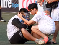 [ẢNH] 7 phút đau tim trận THPT Xuân Mai thắng sít sao THPT Marie Curie