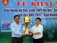 [Ảnh] Sôi nổi ngày khai màn sân chơi bóng đá học sinh THPT lớn nhất Hà Nội