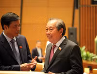 Những hình ảnh từ nghị trường Quốc hội trong ngày khai mạc kỳ họp thứ 5