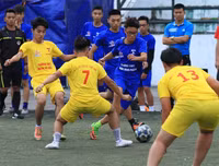 [ẢNH] Những khoảnh khắc ấn tượng chiều 23-10 giải bóng đá học sinh THPT Hà Nội