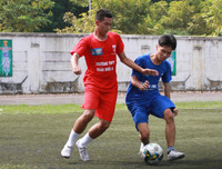 [ẢNH] So tài quyết liệt trong ngày khai mạc Giải bóng đá học sinh THPT Hà Nội 2019