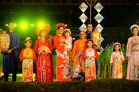 Ngọc Hân ra mắt bộ sưu tập áo dài lấy cảm hứng từ nhã nhạc cung đình Huế